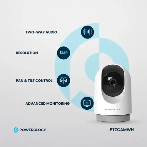 دوربین نظارتی هوشمند پاورولوژی مدل : INDOOR PTZ SMART CAMERA