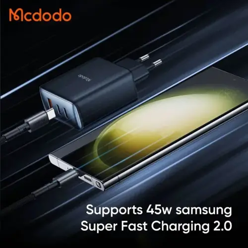 شارژر 45 وات مکدودو مدل CH-4861 ( گارانتی )