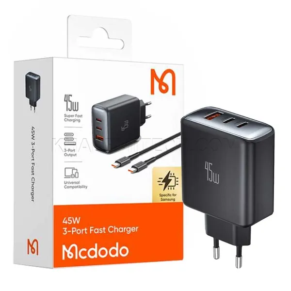 شارژر 45 وات مکدودو مدل CH-4861 ( گارانتی )